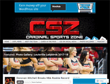 Tablet Screenshot of cardinalsportszone.com